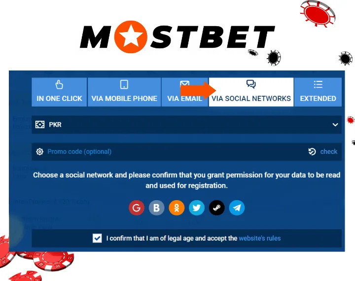 Mostbet Registration